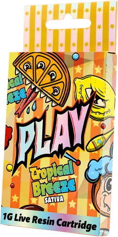 PLAY - 1G Live Resin Vape - Tropical Breeze