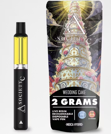 Society C - Wedding Cake - Live Resin Disposable