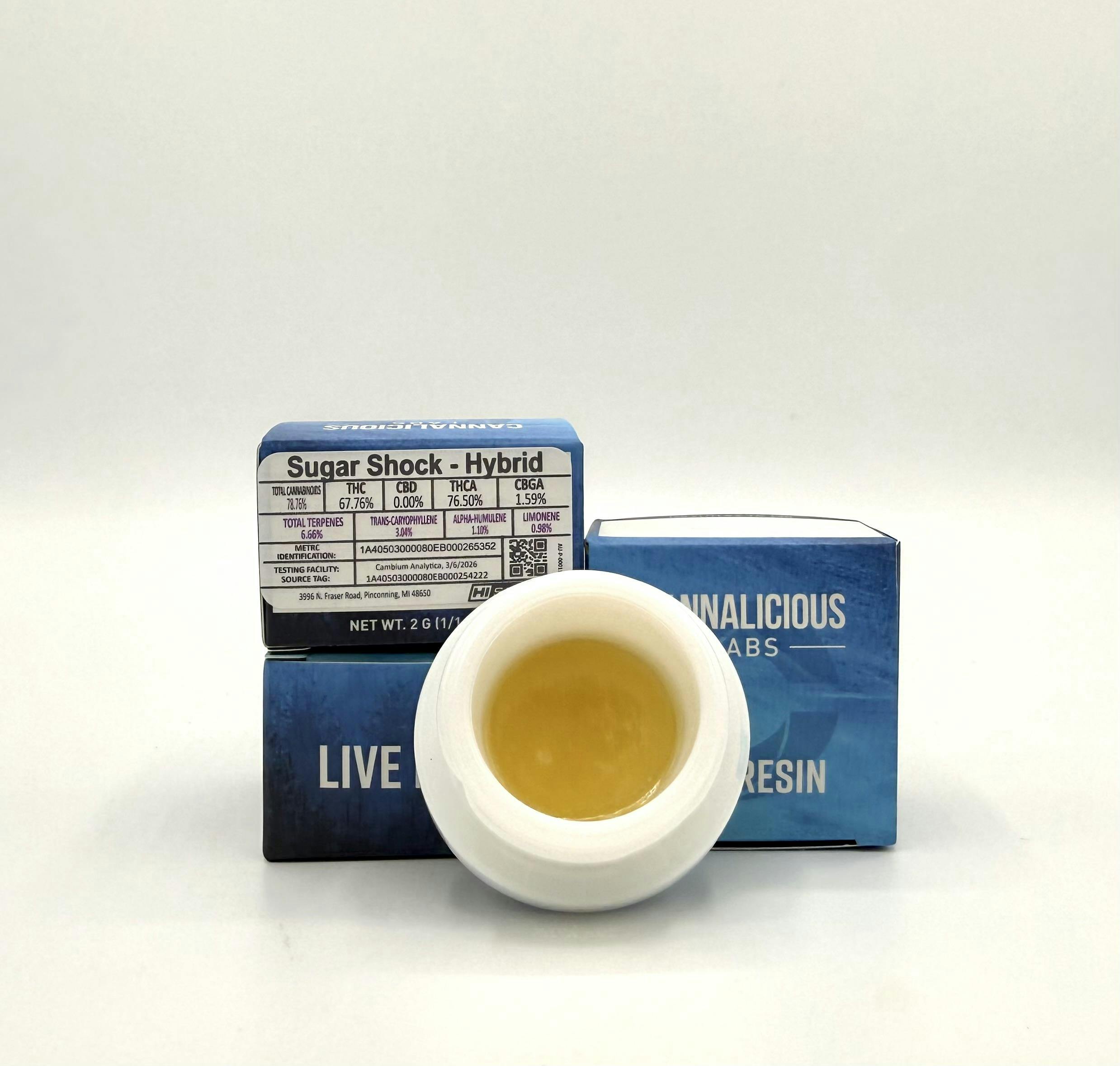 Cannalicious Live Resin | Sugar Shock