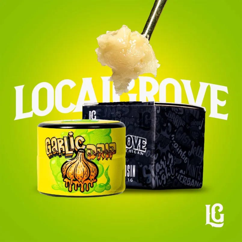 Local Grove: Garlic Drip 1G Live Hash Rosin