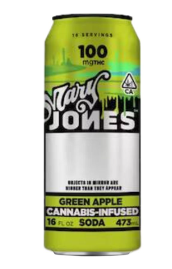 Mary Jone's - Green Apple - 100mg Soda