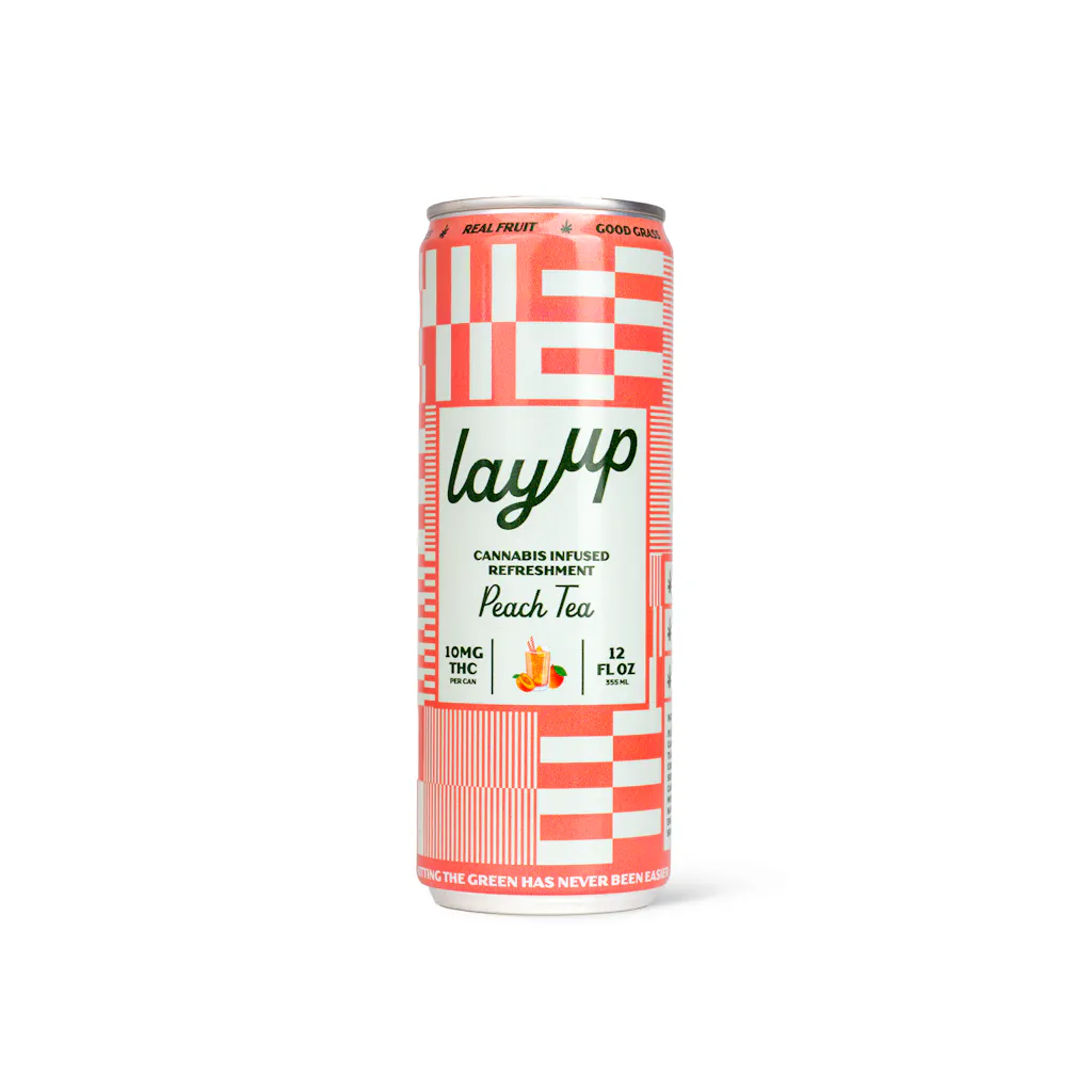 LayUp | Peach Tea | 10mg | 12fl oz | 0.01g by Layup - edibles cannabis product
