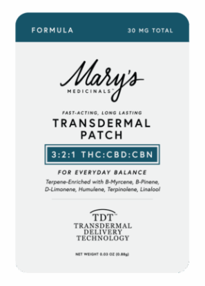 3:2:1 Formula Patch (15mg THC, 10mg CBD, 5mg CBN)