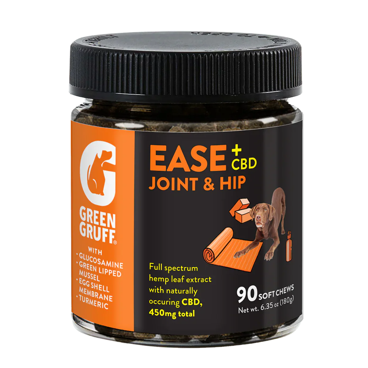 Ease Joint & Hip + CBD | 90 Soft Chews | 450mg