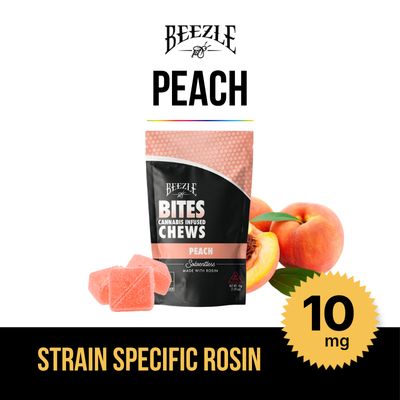Peach Rosin Infused Beezle Bites