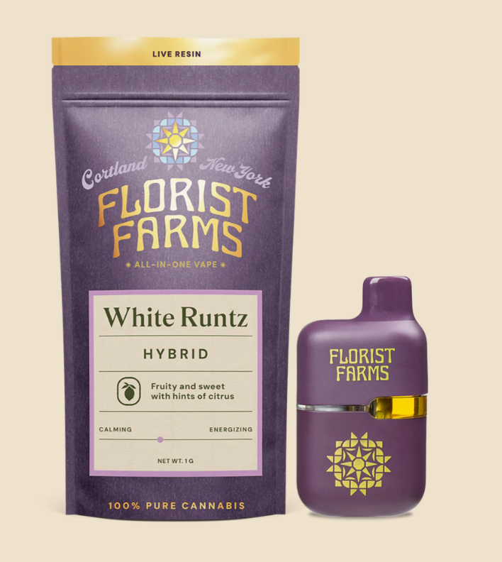 White Runtz | Live Resin Tank AIO | 1g
