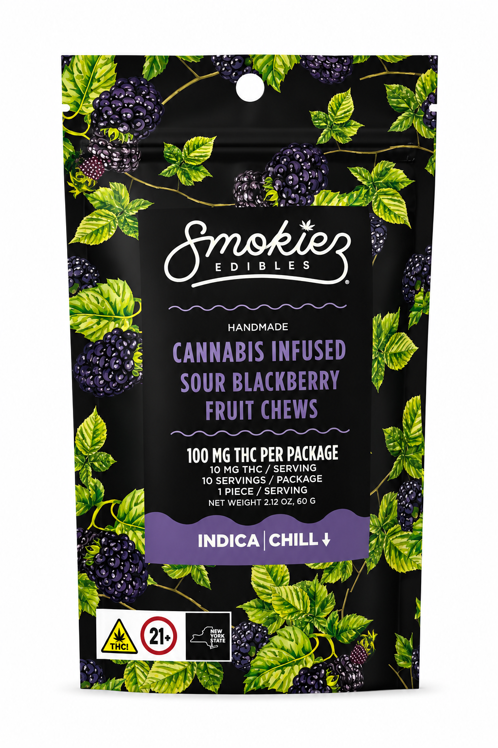 Sour Blackberry | Gummies | 10pk | 100mg