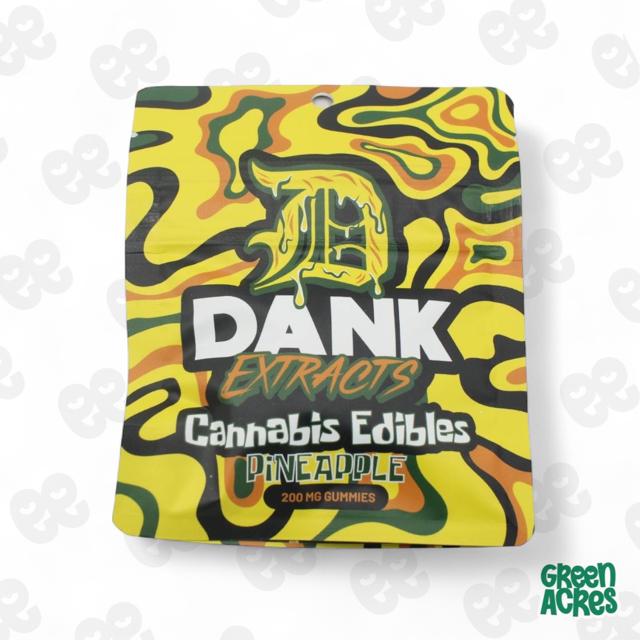 Dank: Pineapple 200MG Gummies (S)