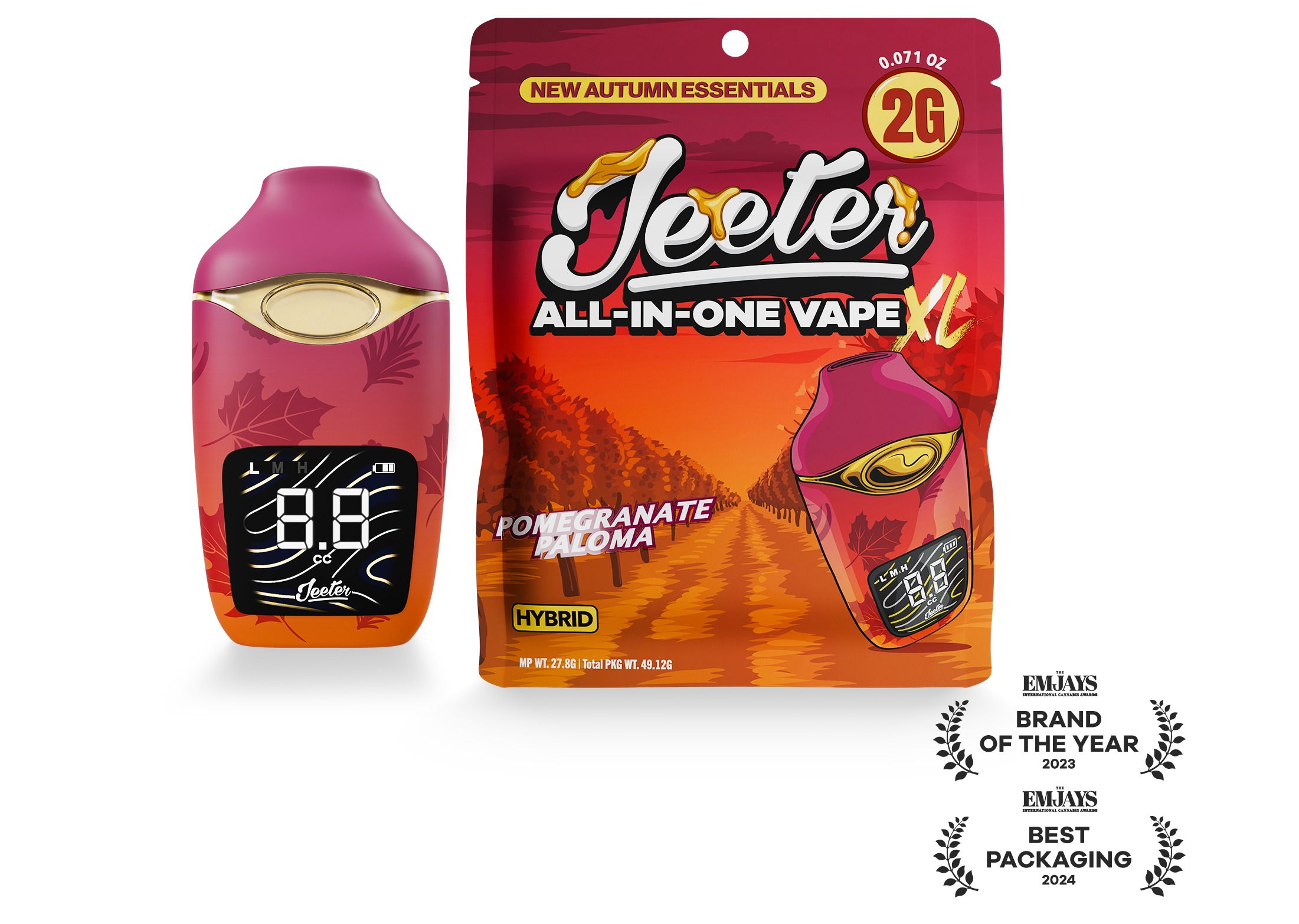 Pomegranate Paloma | Liquid Diamond AIO | 2g