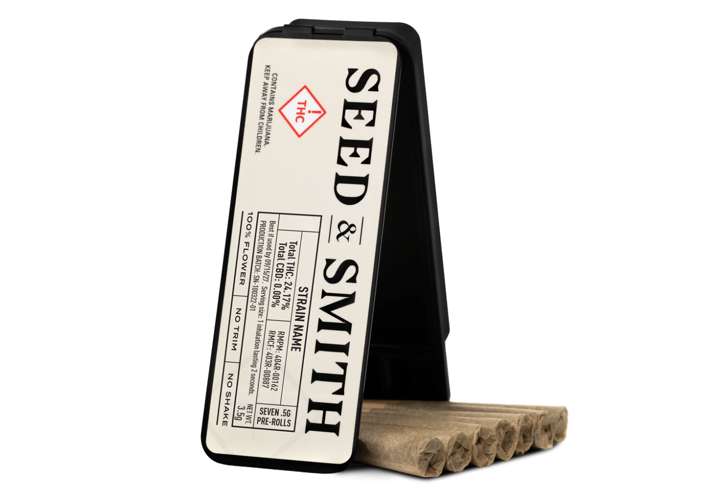 Seed & Smith - PreRoll 7pk - Apricot Chem (H)
