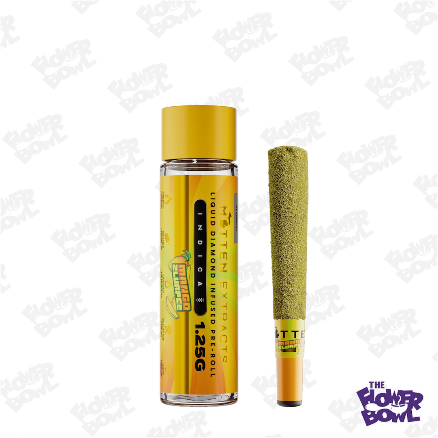 Mitten Extracts: Mango Zlurpee (I) 1.25G Infused Preroll