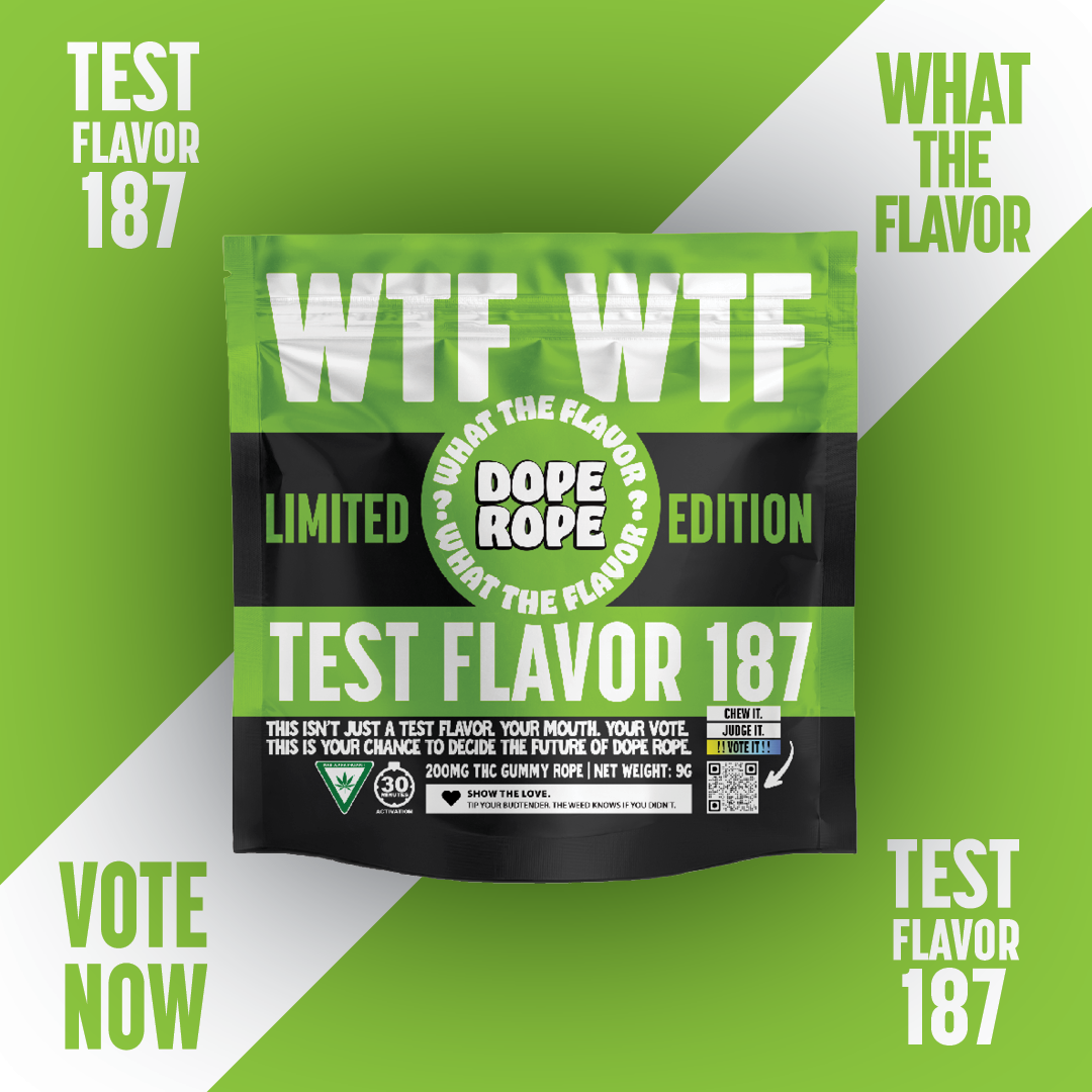 DOPE ROPE WTF (What The Flavor) | Test Flavor 187 | LIMITED EDITION | 200MG Rope