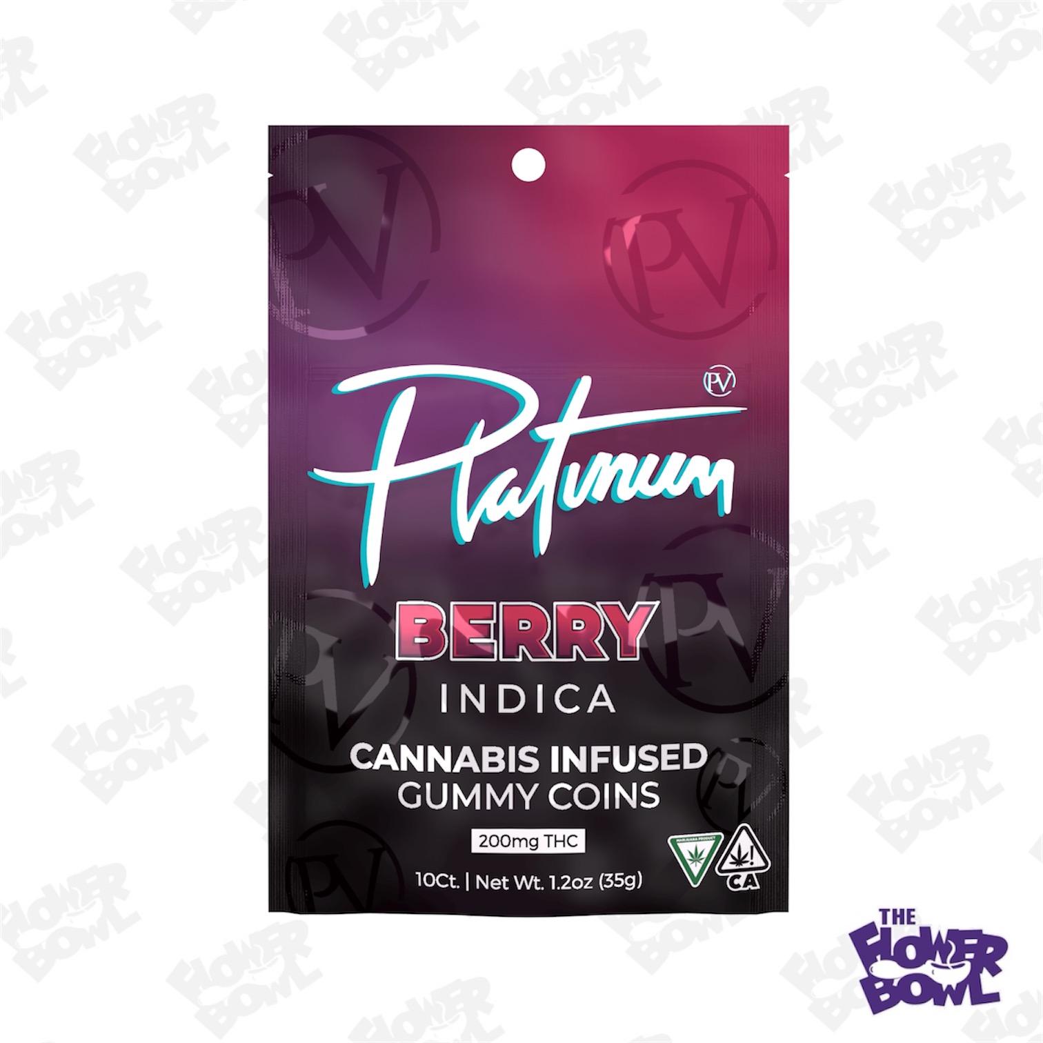 Platinum Vape: Berry 200MG Gummies (I)
