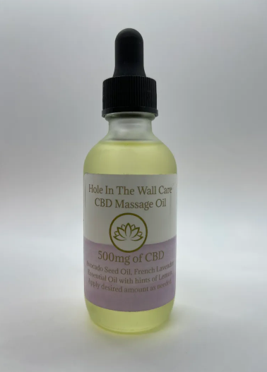 Hole in the Wall Care LLC - CBD Massage Oil