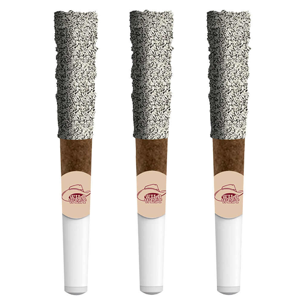 Wild West - 60+ Strawberry Stampede Diamond Dipped Blunts - 3x0.5g
