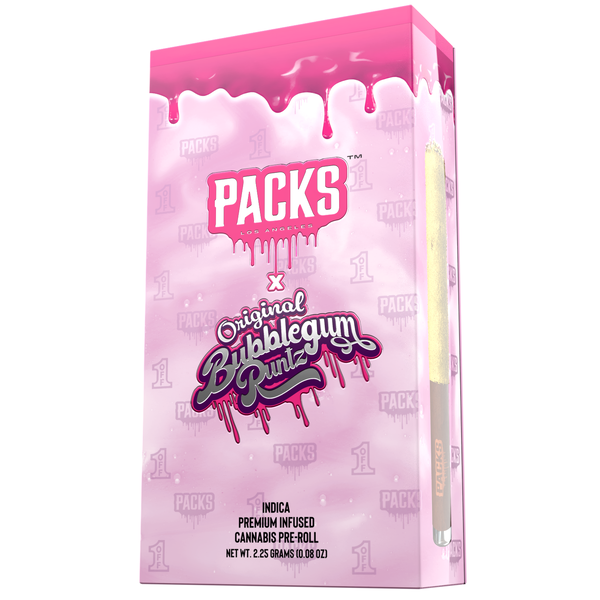 Original Bubblegum Runtz | Hash Infused Blunt | 2.25g