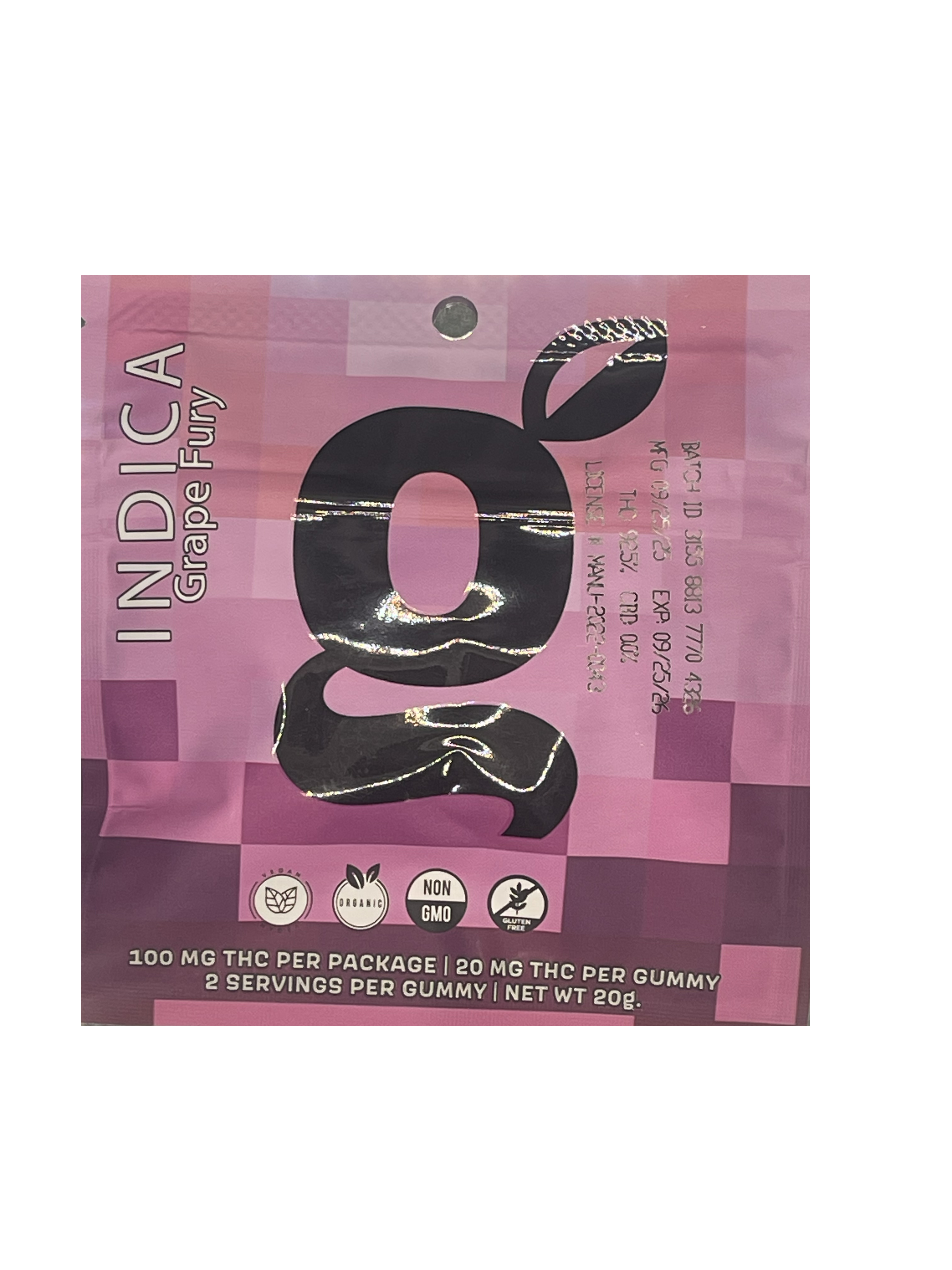 G-Bags 100mg-Grape Furry (I)
