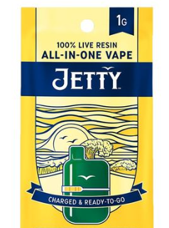 Jetty Garlic Mac Sativa Mini Tank All In One Live Resin Vape
