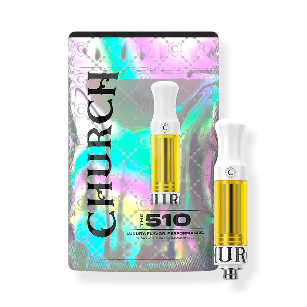 Church - 1g Liquid Diamond 510 Cartridge - Strawberry Cough