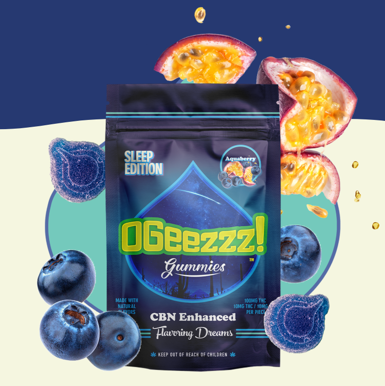 Aquaberry | Sleep | 2:1 | THC:CBN | 10pk | 100mg