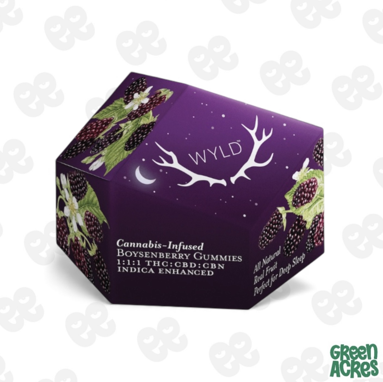 WYLD: Boysenberry THC:CBD:CBN 200MG Gummies (I)