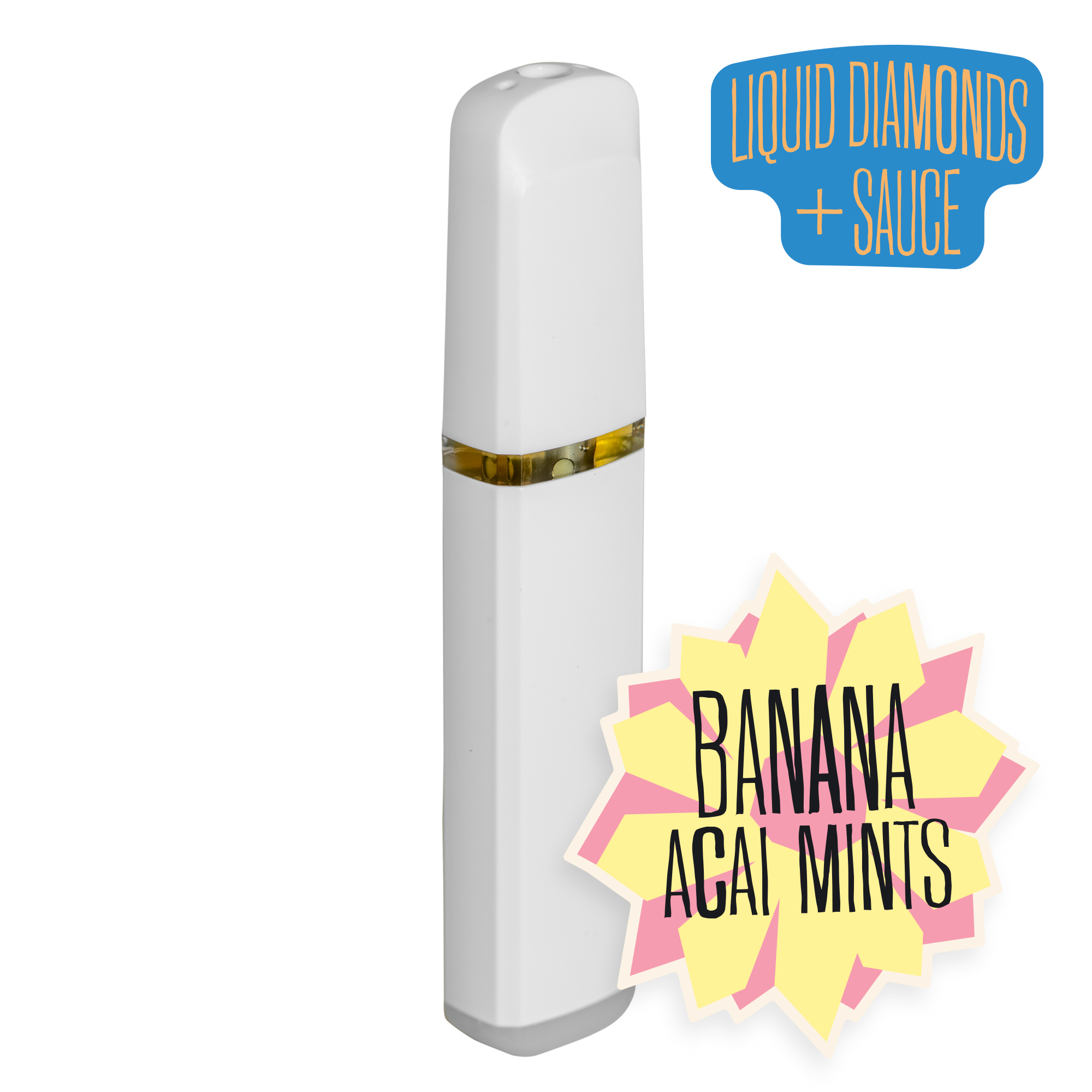 District Cannabis | Banana Acai Mints Liquid Diamonds & Sauce Disposable | 1g