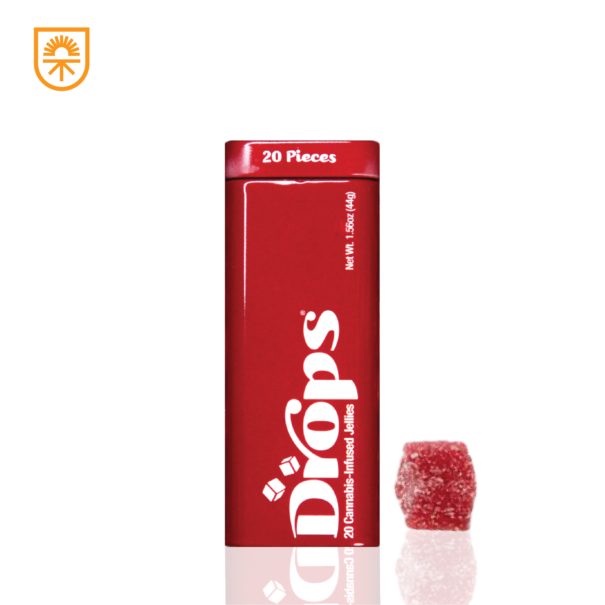 1:1 CBD Cranberry / MAC #4 (Daydreamy) 20 pack Solventless Live Rosin Gummies Drops