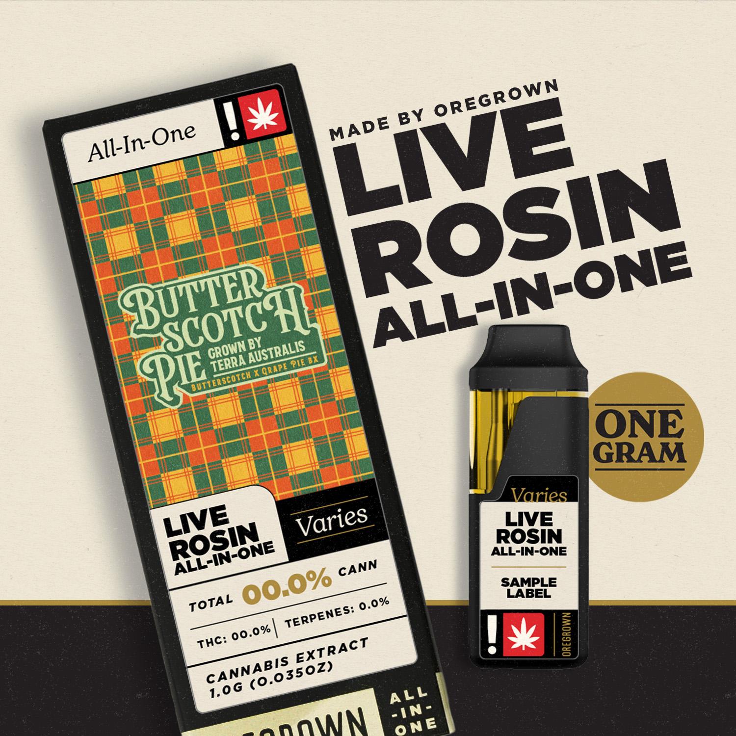 Butterscotch Pie | Live Rosin All-In-One | 1g