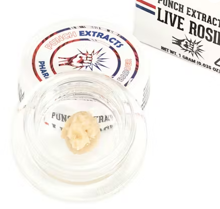 Punch  Extracts Pharoah's Hashburger Live Rosin Badder Tier 4