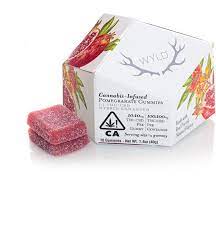 WYLD - EDIBLE (GUMMIES) - 100MG - THC:CBD - HYBRID - POMEGRANATE