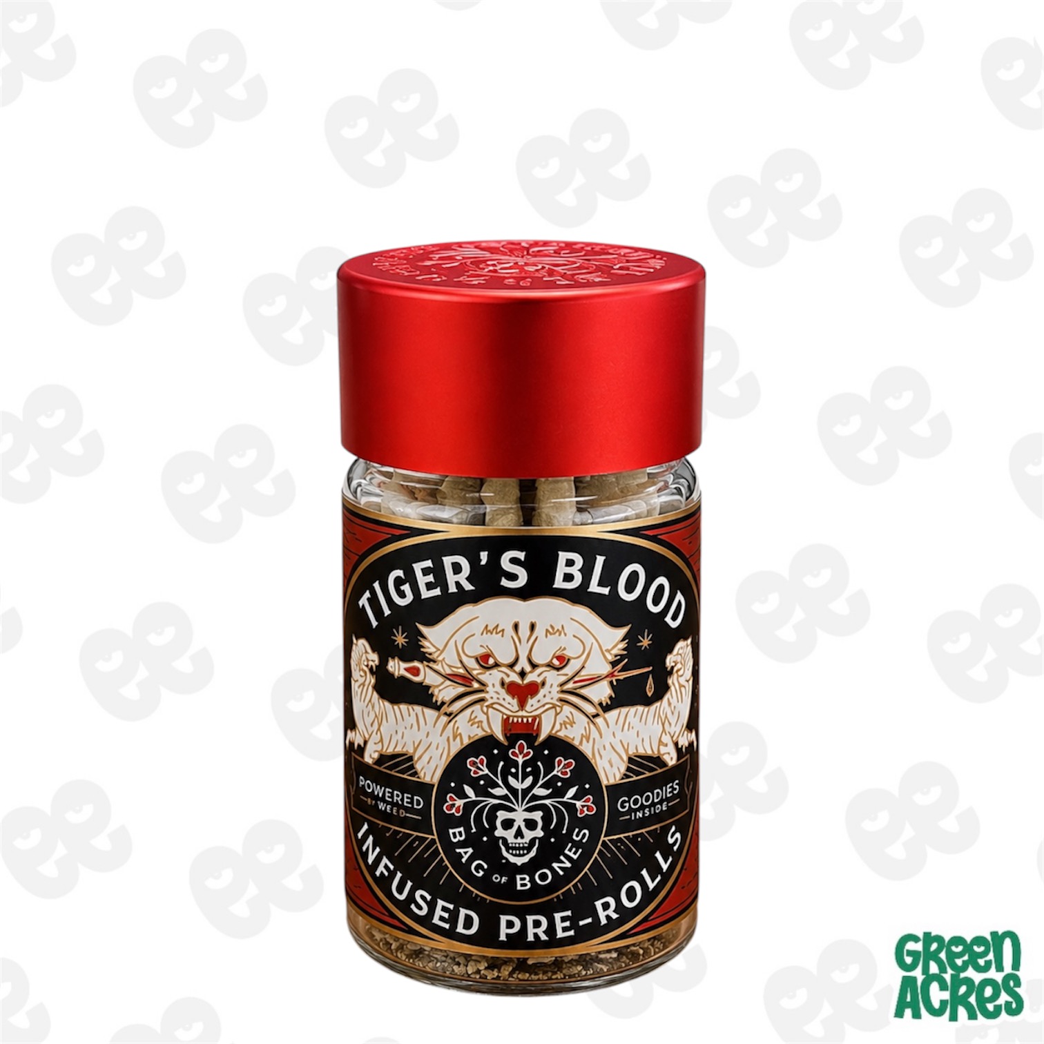 Bag Of Bones: Tigers Blood Infused 5 Pack Prerolls