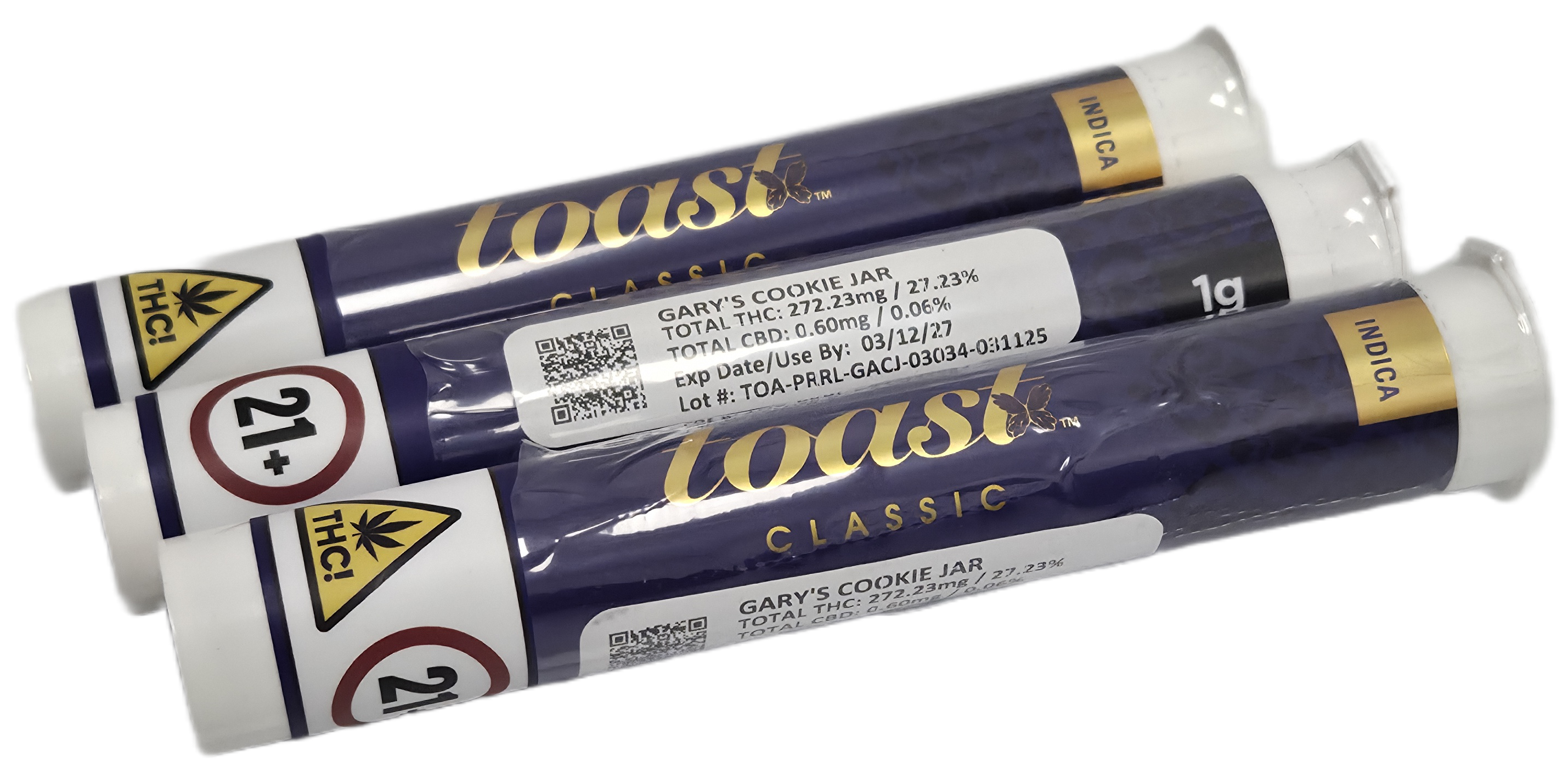 Toast Preroll | Classic Gary's Cookie Jar | 1g by Toast - pre-rolls cannabis product