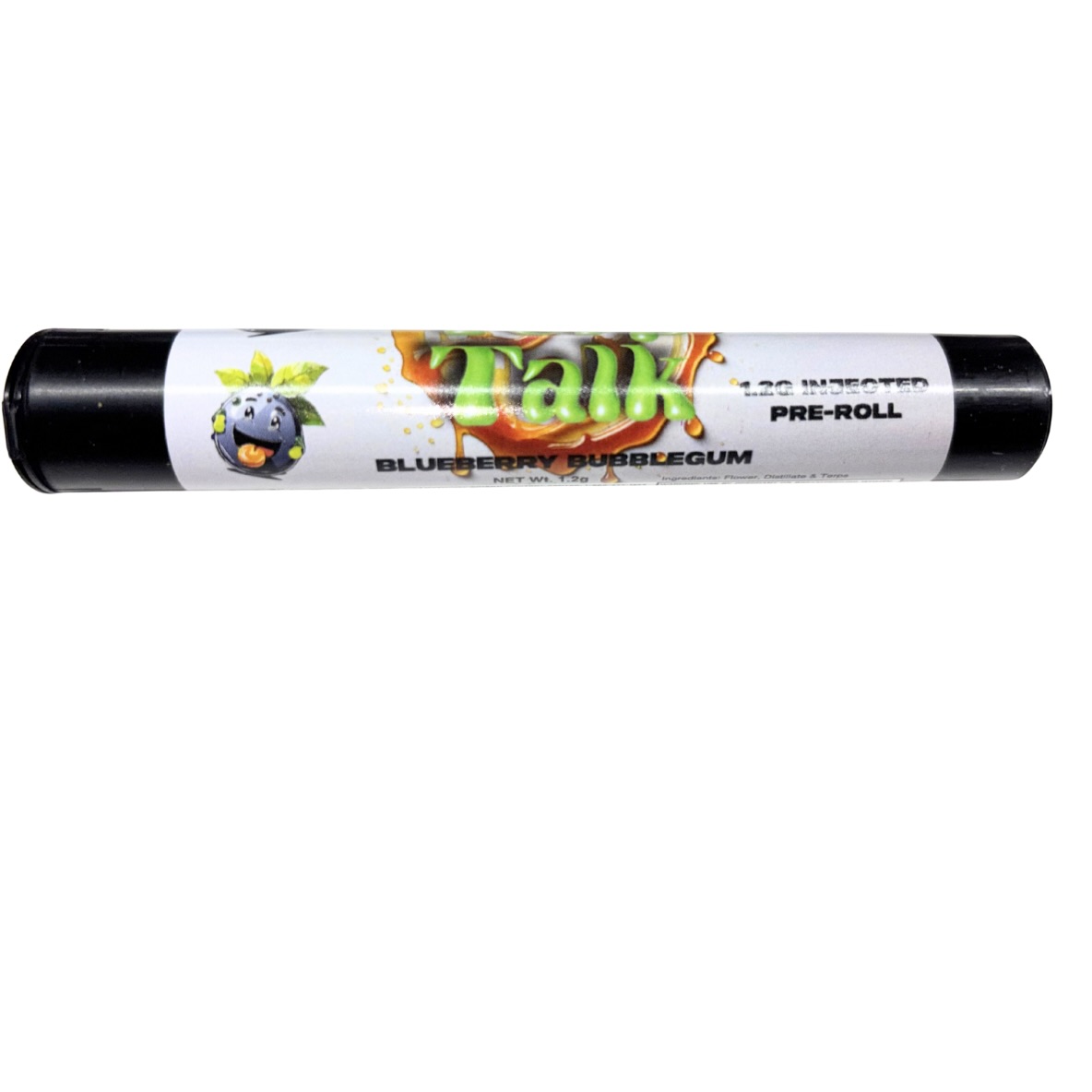 Terp Talk Injected Pre-Roll | Blueberry Bubblegum