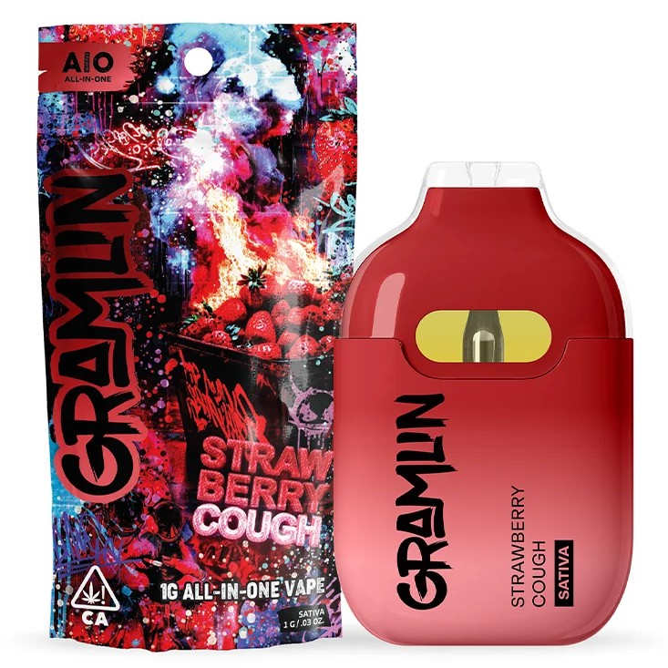Strawberry Cough 1g AIO Gramlin
