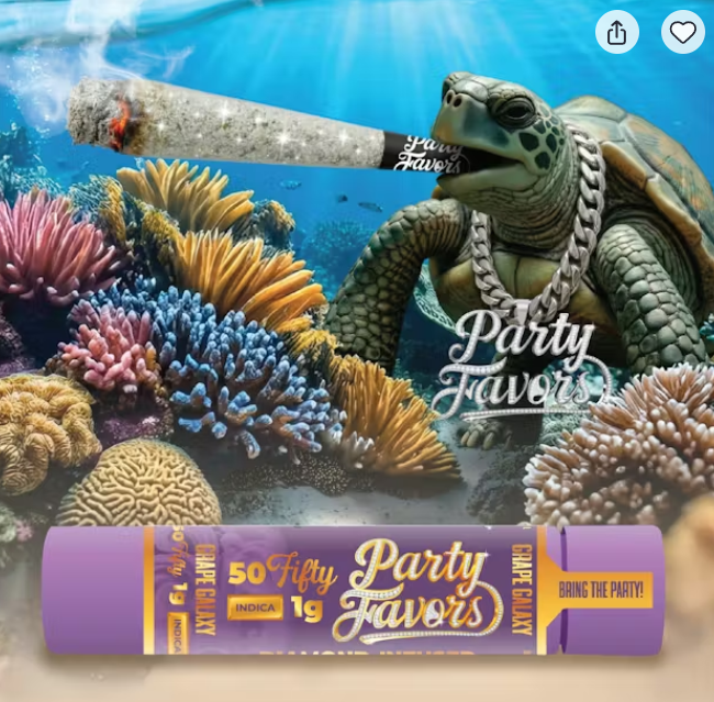 Grape Galaxy | 50Fifty Diamond Infused Preroll | 1g | Indica