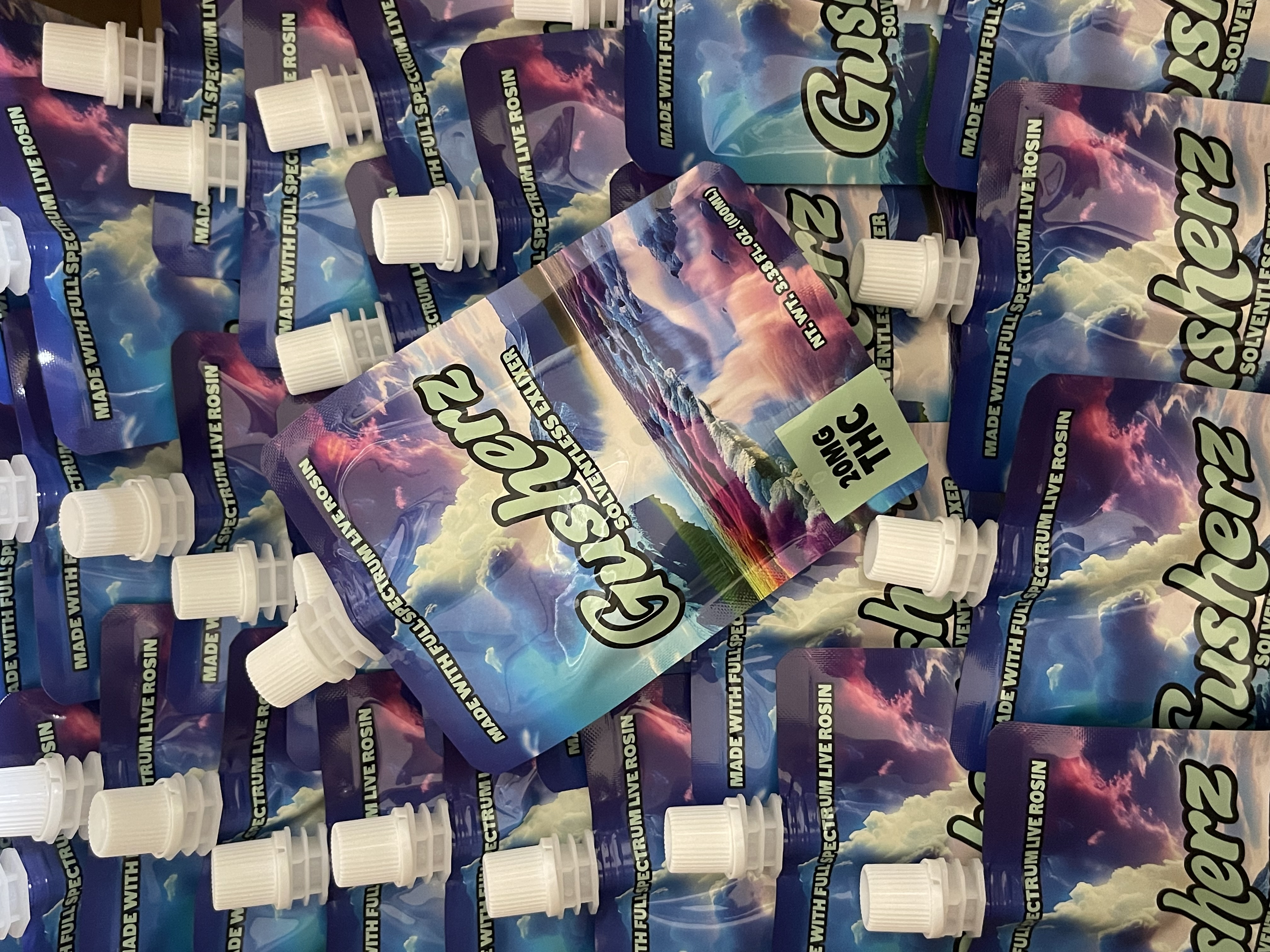 20mg Gusherz Live Rosin Cranberry Cherry 1:1 CBD Elixir