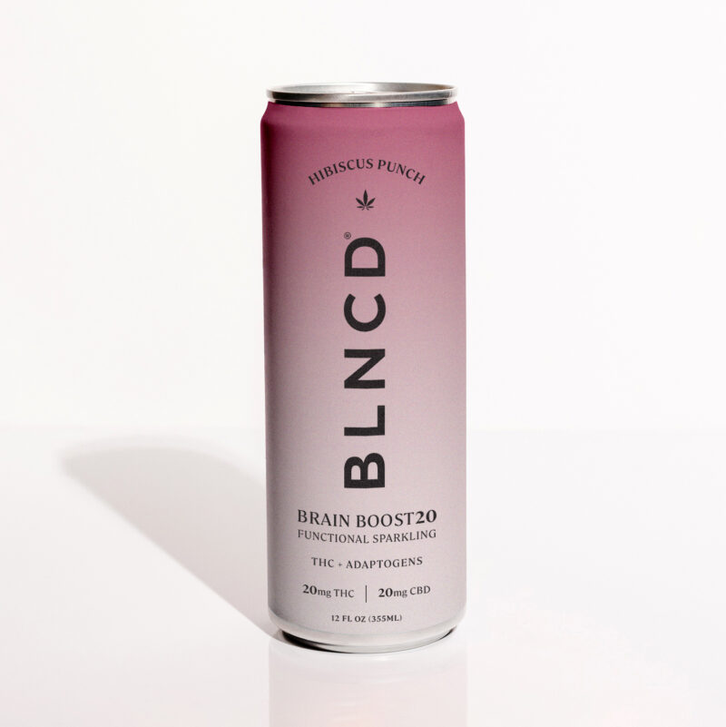 BLNCD THC Adaptogen Elixir - BRAIN BOOST Hibiscus Punch - 20mg THC / 20mg CBD