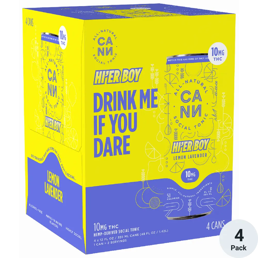 Lavender Hi Er Boys 4pk/40mg