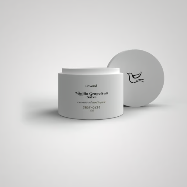 Vanilla & Grapefruit - Unwind - Salve - 100mg