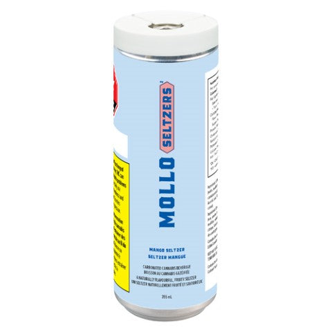 MOLLO-MANGO SELTZER THC:CBG 1:2-355ML