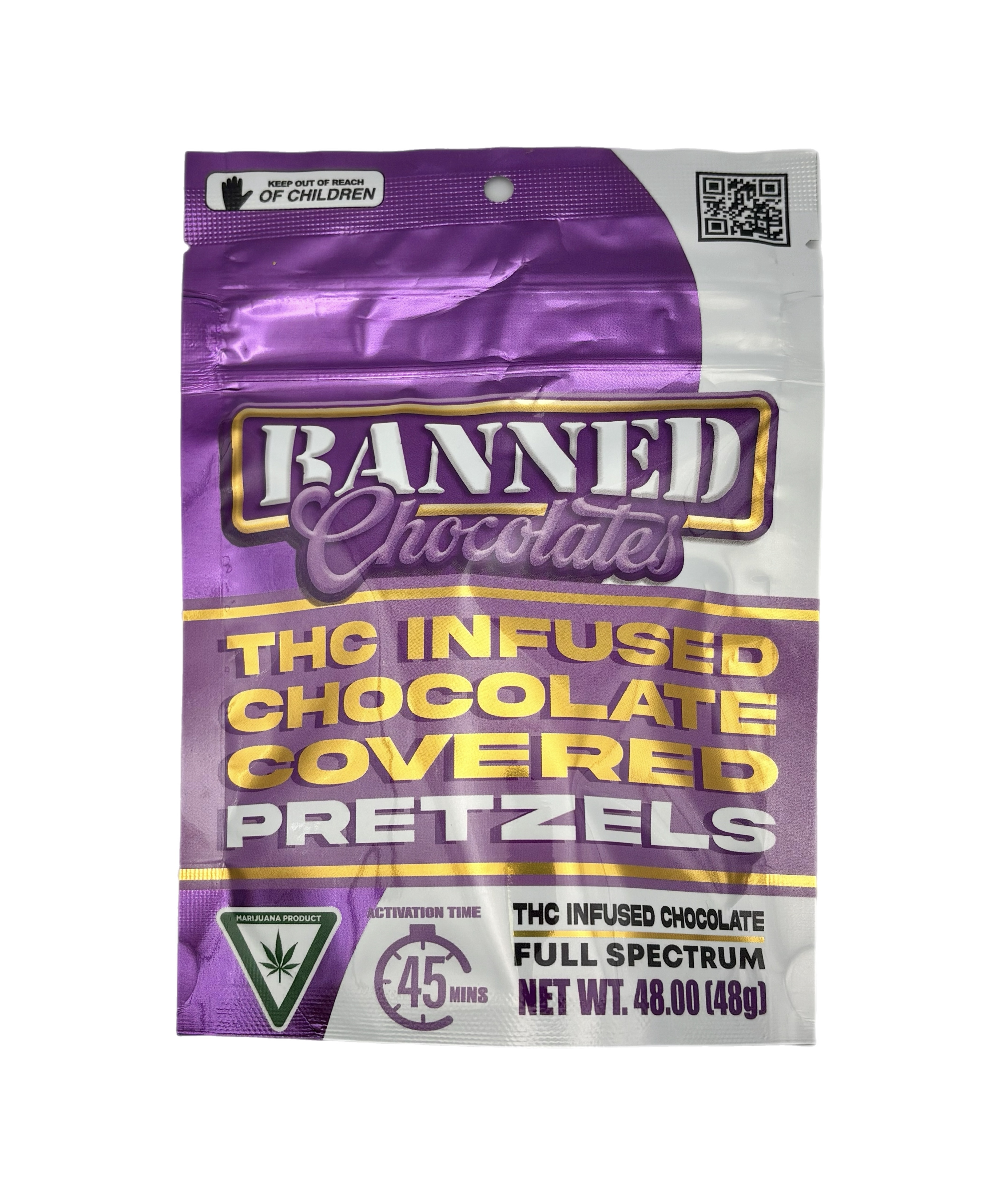 BANNED CO | CHOCOLATE COVERED PRETZELS | 10PK | 200MG
