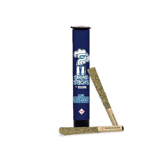 PLUME SMOKESTACKS INFUSED PRE-ROLL BLUEBERRY CREAM (I) [2PK] .5G