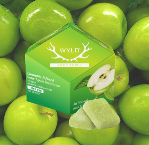 Sour Apple | Gummies | 100mg | Sativa