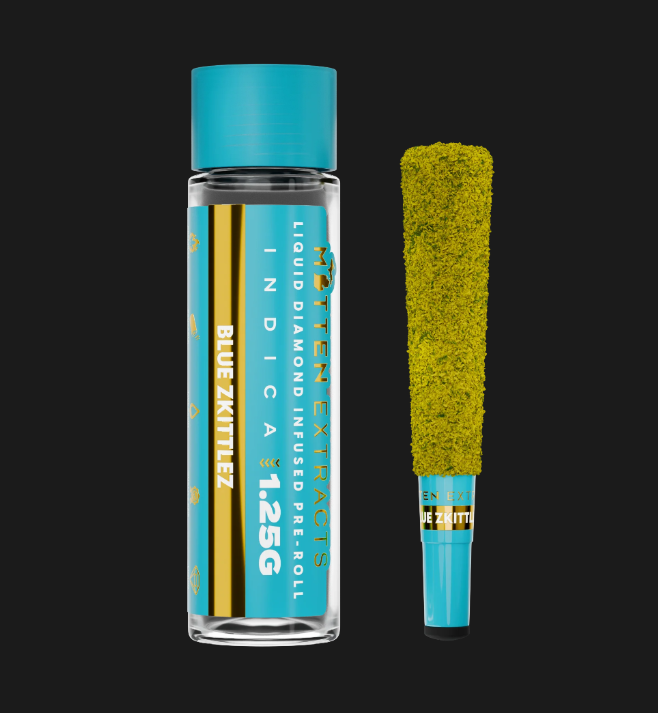 Mitten Extracts - Blue Zkittlez - 1.25g Infused Preroll