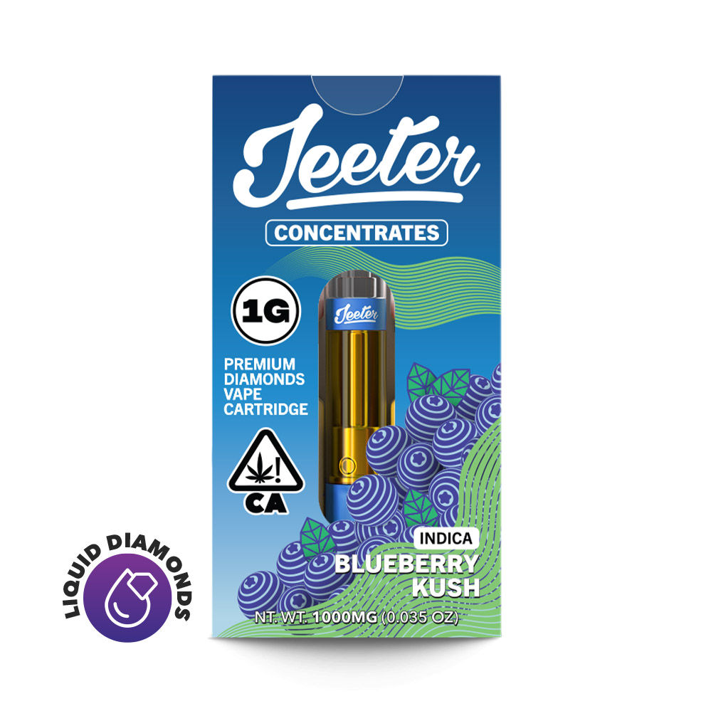 Blueberry Kush Premium Diamonds Vape Cartridge | 1g