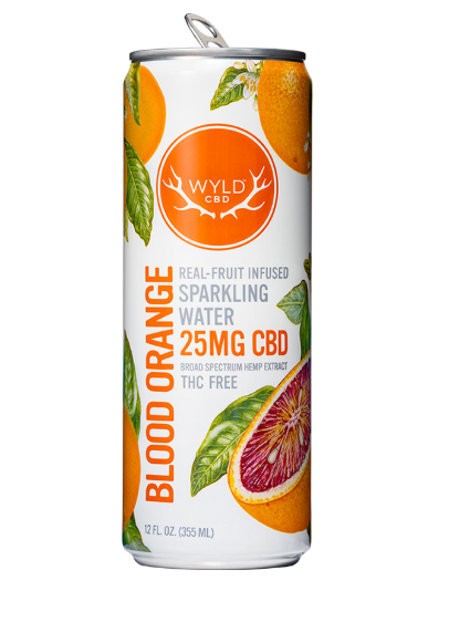 (95036) 50mg CBD Blood Orange Sparkling Water