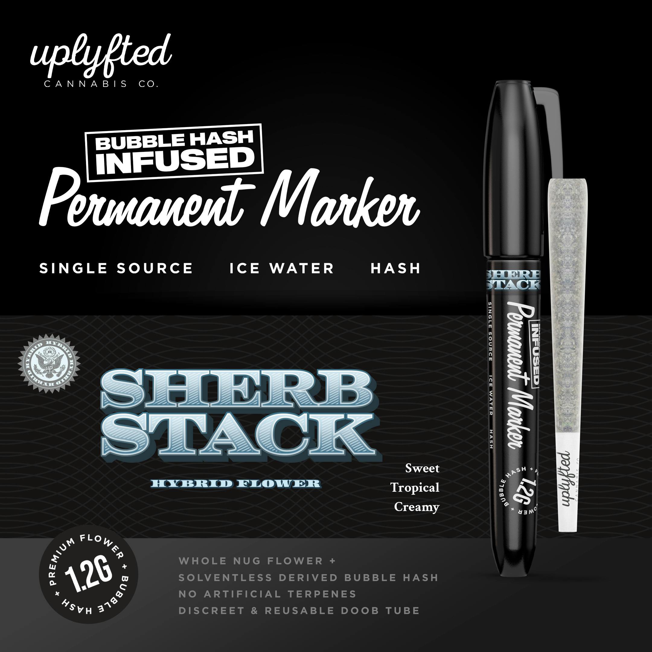 Uplyfted: Permanent Marker x Sherstack Infused Preroll 1.2G