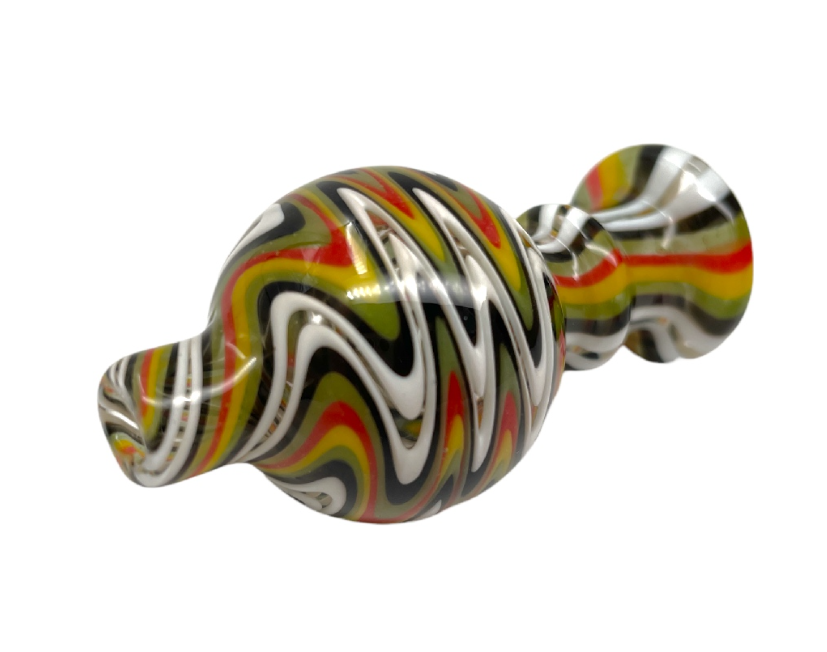 (01956) Carb Cap - Assorted Swirl
