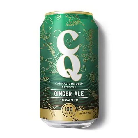 CQ Drinks - Ginger Ale Drink 12oz 100MG