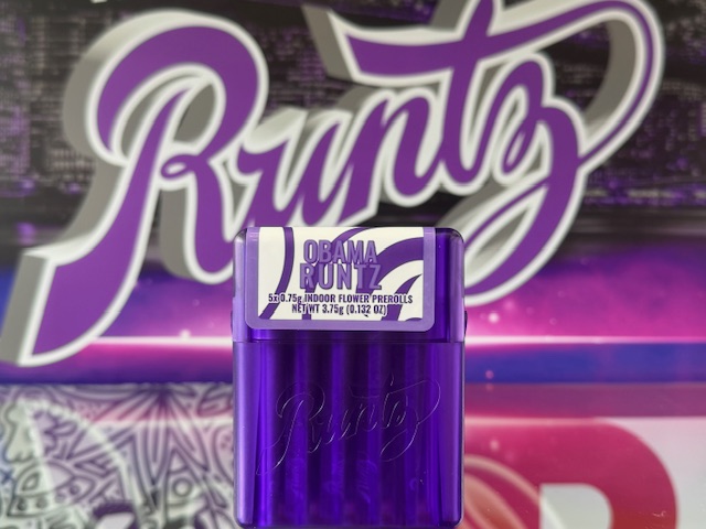 Runtz | Preroll | Obama Runtz | .75g | 5-Pack | 3.75g |  Indica-Hybrid | 25.40% THC